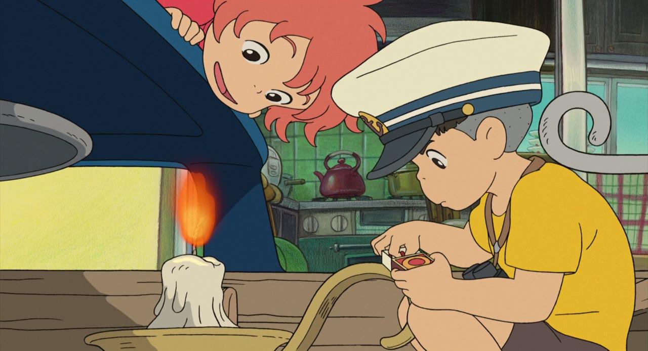 Ponyo sur la Falaise — capture